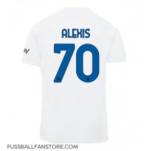 Inter Milan Alexis Sanchez #70 Replik Auswärtstrikot 2023-24 Kurzarm